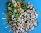 Foto langkah ke 1 dari resep Sayur Lodeh Tempe Merah Bumbu Tumis.