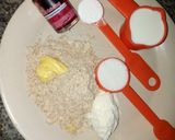 A picture of step 1 of Coconut creme stuffed pancakes.