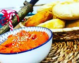 Foto del paso 4 de la receta: Muhammara 🥣 y pan de pita árabe 🥙