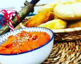 Foto del paso 4 de la receta: Muhammara 🥣 y pan de pita árabe 🥙