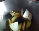 A picture of step 2 of Baby Rohu fish curry with vegetables #Cookpad.