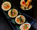 A picture of step 7 of Batata Vada Stuffed Idli.