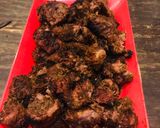 A picture of step 3 of Bbq Seekh boti.