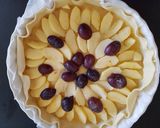 Une image de l'étape 3 de Tarte aux pommes et aux quetsches.