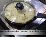 A picture of step 13 of Samak rice upma.