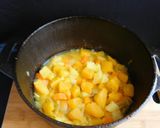 A picture of step 6 of Pumpkin Soup.