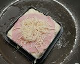 Une image de l'étape 6 de Pancakes fourrés au jambon et fromage.