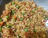 A picture of step 5 of Gajar Matar ki Sabji in Puffed Rice.