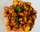 आलू की टूक (Akoo ki tuk recipe in Hindi) रेसिपी चरण 3 फोटो
