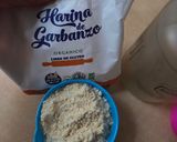 Foto del paso 1 de la receta: Fainá bien sabrosa, nutritiva en versión muy práctica 😋 Farinata bio 🫒 dedicada a Uruguay 🇺🇾♥️