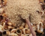 Pas rețetă Risotto cu fructe de mare și ciuperci 5 fotografie