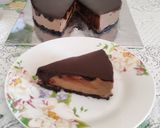 Foto langkah ke 9 dari resep Chocolate Cheese cake no oven ekonomis.