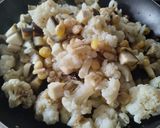 Foto del paso 2 de la receta: Wrap🌯🍆 de salteado de coliflor, berenjena y maíz🌽 tierno🥙🌯