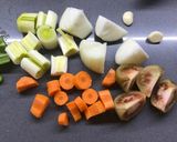 Foto del paso 1 de la receta Crema de calabacín y verduras