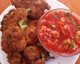 A picture of step 8 of Crumb Coated Chicken.
