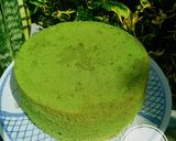 Hình bước làm 1 của món Bánh Bông Lan HK (vị trà xanh)