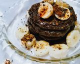 รูปขั้นตอนการทำที่ 5 ของ Pancake Banana Chocolate 🥞🍌🍫 (สูตรคลีน)