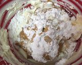 A picture of step 3 of No bake Peanut Butter cheese cake.