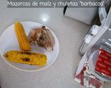 Foto del paso 7 de la receta: Mazorcas de maíz con chuletas "barbacoa"