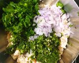 A picture of step 2 of Alasandekalu (chavli) vada.