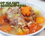 Foto langkah ke 4 dari resep Sop Iga Sapi Kuah Bening Spesial untuk Keluarga.