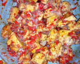 A picture of step 23 of Cinnamon peppered spices tofu.