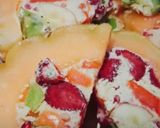 A picture of step 5 of Musk melon mixed fruit dessert.