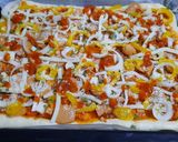 Foto langkah ke 5 dari resep Pizza meat lover.