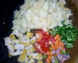 A picture of step 5 of Potato with vegetables.