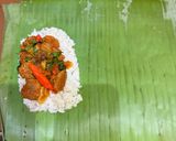 Foto langkah ke 10 dari resep Nasi Bakar Daging Rica Rica Kemangi.