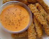 Foto langkah ke 5 dari resep Tempe Krispi Saus Keju.