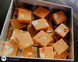 A picture of step 5 of Besan burfi.