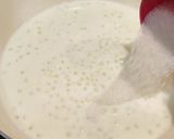 A picture of step 3 of STRAWBERRY SABUDANA KHEER /STRAWBERRY SAGO PEARLS PUDDING.