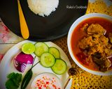 রেলওয়ে মাটন্ কারি (railway mutton curry recipe in Bengali) রেসিপি ধাপ - 16 ছবি