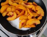 A picture of step 2 of Peach cobbler.