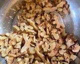 A picture of step 1 of Spicy Walnuts on Greek Salad Parfait.
