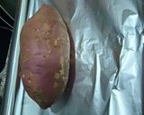 Une image de l'étape 1 de Patate douce farcie.