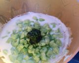 A picture of step 2 of Cucumber raita.