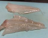 A picture of step 1 of Fresh Pouting (Cod) kobu jime.
