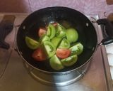 কাঁচা-পাকা টমেটোর ভর্তা (kacha paka tomato bharta recipe in bengali) রেসিপি ধাপ - 1 ছবি
