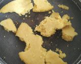 A picture of step 1 of Sev khamani....(Amiri khaman)Gujrat special.