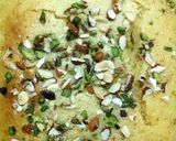 A picture of step 7 of Mango Saffron Pistachio Cake.