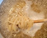 A picture of step 1 of Fettuccine Alfredo.