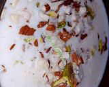 A picture of step 4 of Rass malai.