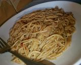 A picture of step 2 of Pasta jollof.