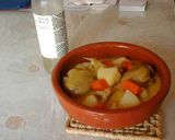 Foto del paso 5 de la receta Pavo guisado en su salsa con patatas y zanahorias