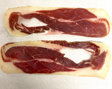 Foto del paso 1 de la receta: Guisantes con crujiente de jamón serrano