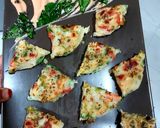 A picture of step 6 of Bread uttapam.