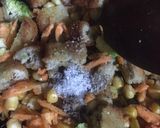A picture of step 8 of Vegetables rice ❤️.