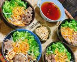 Hình bước làm 3 của món Bún bò giấm
